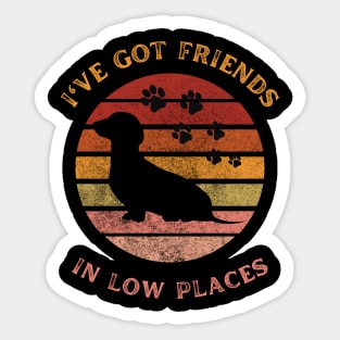 i've got friends in low places Sticker